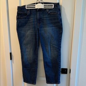 Old Navy Dark Blue Straight Leg Jeans